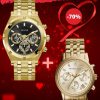 montre guess homme gw0260g2 Continental Chronograph MK5676