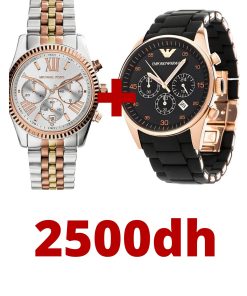 Offre d'amoure MICHAEL KORS + EMPORIO ARMANI