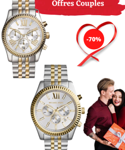 Michael Kors Lexington Chronograph Watch MK8344 + MK5955