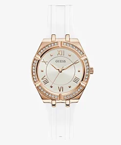 Montre guess femme GW0034L2 analogique dorée rose et blanche