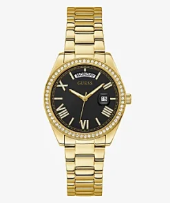 Momtre femme GOLD TONE CASE GOLD TONE STAINLESS STEEL WATCH GW0307L2