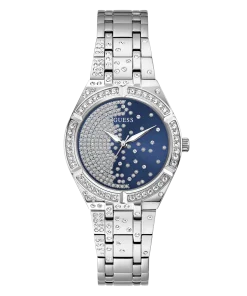 MONTRE GUESS FEMME SILVER TONE CASE SILVER TONE STAINLESS STEEL WATCH GW0312L1