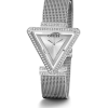 GUESS Ladies Silver Tone Analog Watch