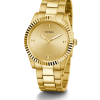 GUESS Mens Gold Tone Analog Watch