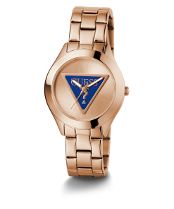 GUESS Ladies Rose Gold Tone Analog Watch
