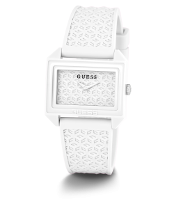 GUESS Ladies White Analog Watch