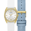 GUESS Ladies Gold Tone Analog Watch Box Set