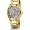 GUESS Mens Gold Tone Multi-function Watch