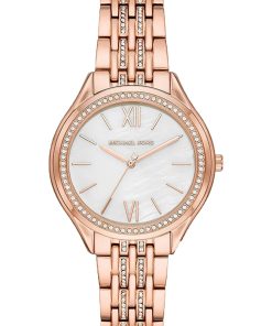 Montre Michael Kors Mindy Three-Hand Rose Gold-Tone mk7076