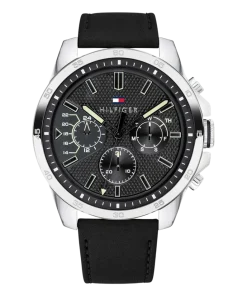 Montre Homme Tommy Hilfiger Iconic 1791563 Cuir Noir