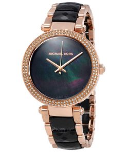 Montre Femme Michael Kors Parker MK6414 Noir cadran nacre
