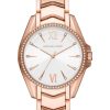 Michael Kors Whitney Stainless Steel Watch With Glitz Accents MK6694