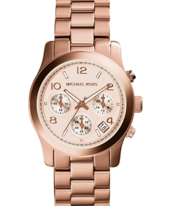 Montre Femme Michael Kors Runway MK5128 en acier or rose