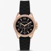 Mini Pilot Pavé Rose Gold-Tone and Logo Silicone montre maroc