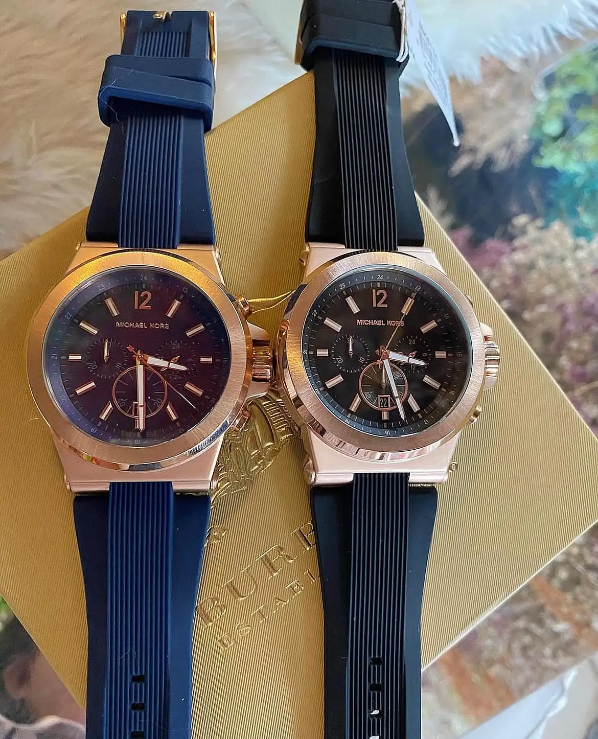 michael kors mk8184 mk8295 montre homme comparaison coloris noir bleu