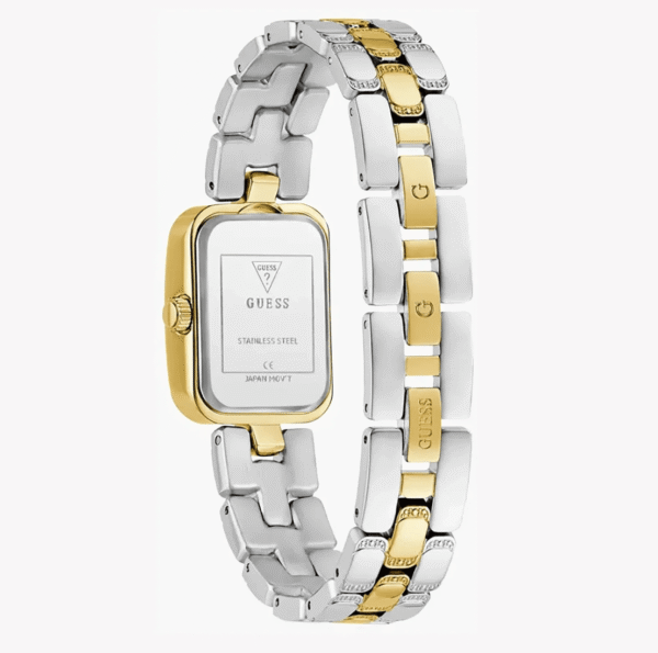 Montre Femme GUESS Isla GW0865L4 : Rectangulaire Bicolore & Cadran Vert Mint