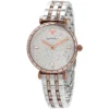 emporio-armani-ar11293-montre-femme-detail-cadran-pave-cristaux.webp EMPORIO ARMANI Gianni T-Bar AR11293 Montre Femme Bicolore Cristaux