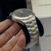 emporio-armani-ar11527-montre-homme-bracelet-bicolore-detail.webp EMPORIO ARMANI Paolo AR11527 Montre Homme Chronographe Bicolore