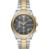 emporio-armani-ar11527-montre-homme-cadran-gris-chronographe-face.webp EMPORIO ARMANI Paolo AR11527 Montre Homme Chronographe Bicolore