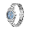Emporio Armani AR11593 Federica en acier inoxydable argenté avec cadran bleu glacier