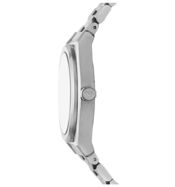 Montre homme Emporio Armani Federico AR11622 en acier inoxydable avec cadran noir et date