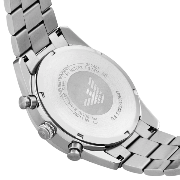 Montre Emporio Armani AR11636 Homme – Chronographe Racer Acier Argenté