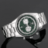 Montre Homme Emporio Armani AR11637 Chronographe Cadran Vert Émeraude et Acier 43mm