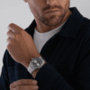 Montre Homme Emporio Armani AR11637 Chronographe Cadran Vert Émeraude et Acier 43mm