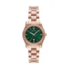 EMPORIO ARMANI Federica AR11639 Montre Femme Rose Gold Cadran Vert
