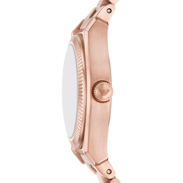 EMPORIO ARMANI Federica AR11639 Montre Femme Rose Gold Cadran Vert