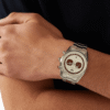 Montre Homme Emporio Armani AR11645 Chronographe Vintage Cadran Crème et Bordeaux 43mm