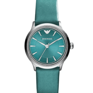 emporio-armani-ar1804-gianni-tbar-turquoise-leather-watch-front.png Montre Emporio Armani AR1804 – Gianni T-Bar Cadran Turquoise & Cuir