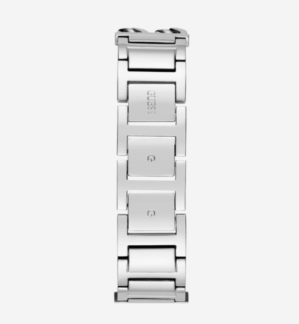 fermoir-g-links-guess-gw0807l1.png Montre Femme GUESS GW0807L1 : Boîtier Rectangulaire Argenté et Cadran Denim Bleu