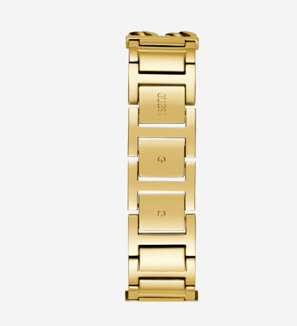 Montre Femme GUESS GW0807L2 : Boîtier Rectangulaire Doré et Cadran Léopard