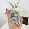 Montre Femme Guess GW0104L1 Multifonction Argentée Pavée de Strass