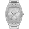 Montre Femme Guess GW0104L1 Multifonction Argentée Pavée de Strass