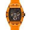 GUESS GW0203G10 Montre Homme Orange Cadran Noir
