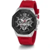 GUESS Momentum GW0263G3 Montre Homme Chronographe Rouge