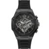 guess-gw0263g4-momentum-montre-homme-cadran-noir-au-maroc.webp Guess GW0263G4 Momentum montre homme noire en acier avec bracelet silicone noir