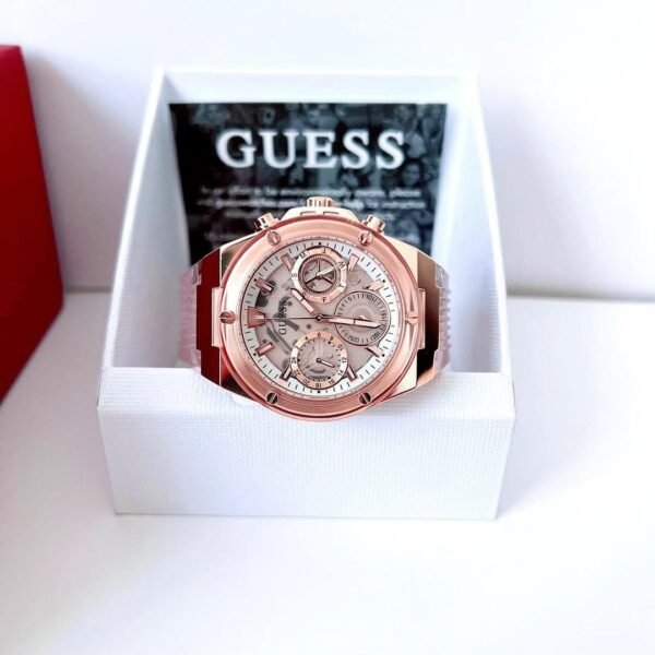 guess-gw0409l3-montre-femme-dans-sa-boite.jpg GUESS Athena GW0409L3 Montre Femme Rose Gold Cadran Rose