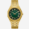 guess-gw0575g2-homme-cadran-vert-bracelet-dore-face.png Montre homme Guess Asset GW0575G2 en acier doré avec cadran vert et bracelet doré