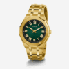 guess-gw0575g2-homme-cadran-vert-bracelet-dore-profil.png Montre homme Guess Asset GW0575G2 en acier doré avec cadran vert et bracelet doré