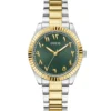 guess-gw0735l2-montre-femme-cadran-vert-chiffres-arabes-face.webp GUESS Luna GW0735L2 Montre Femme Cadran Vert Bicolore