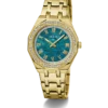 guess-gw0770l2-desire-cadran-vert-chiffres-romains.webp GUESS GW0770L2 Desire – Montre femme dorée à cadran vert nacré
