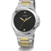 guess-gw0833g3-vinyl-homme-cadran-noir-acier-2tone-bracelet-detail.webp Montre homme Guess Vinyl GW0833G3 en acier inoxydable 2-tone avec cadran noir et diamant