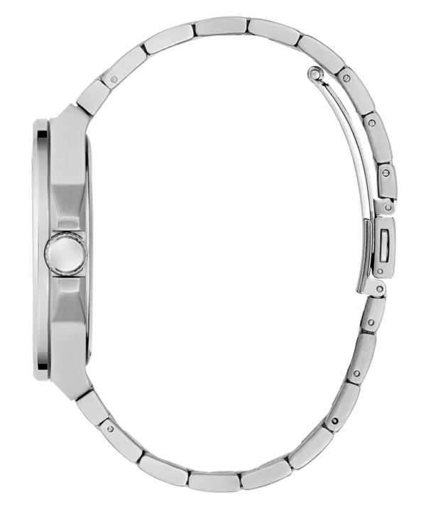guess-gw0833g3-vinyl-homme-cadran-noir-acier-2tone-profil.webp Montre homme Guess Vinyl GW0833G3 en acier inoxydable 2-tone avec cadran noir et diamant