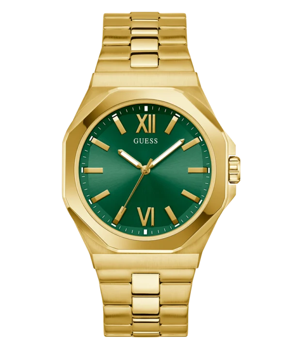 guess-gw0849g2-emperor-cadran-vert-bracelet-dore.webp GUESS GW0849G2 Emperor – Montre Homme Dorée à Cadran Vert