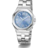 guess-gw0873l1-montre-femme-detail-cadran-bleu-clair.webp GUESS Empress GW0873L1 Montre Femme Argentée Cadran Bleu