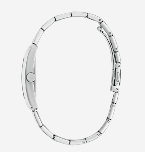 Montre femme Guess GW0876L1 en acier inoxydable avec cadran bleu glacier et bracelet argenté