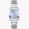 Montre femme Guess GW0876L1 en acier inoxydable avec cadran bleu glacier et bracelet argenté